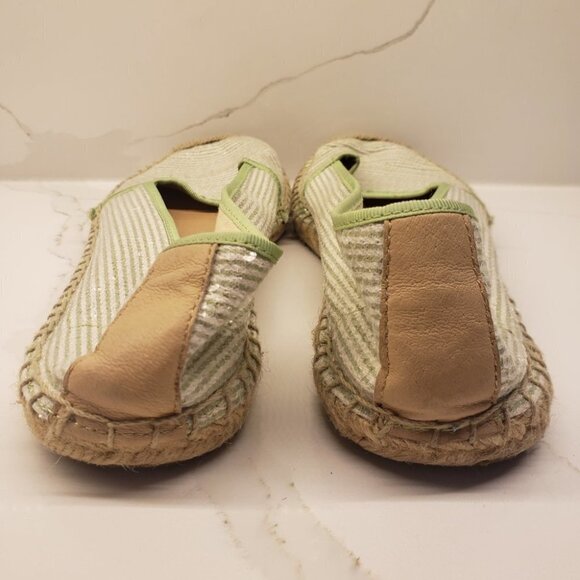 Franco Sarto Women's  Fabric Sequence Green/white Size 8.5M - Picture 4 of 7